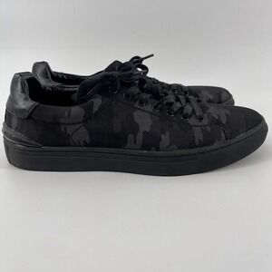 Steve Madden Men's 12‎ Black Camo Print Low-Top Sneakers Casual Athletic Shoes